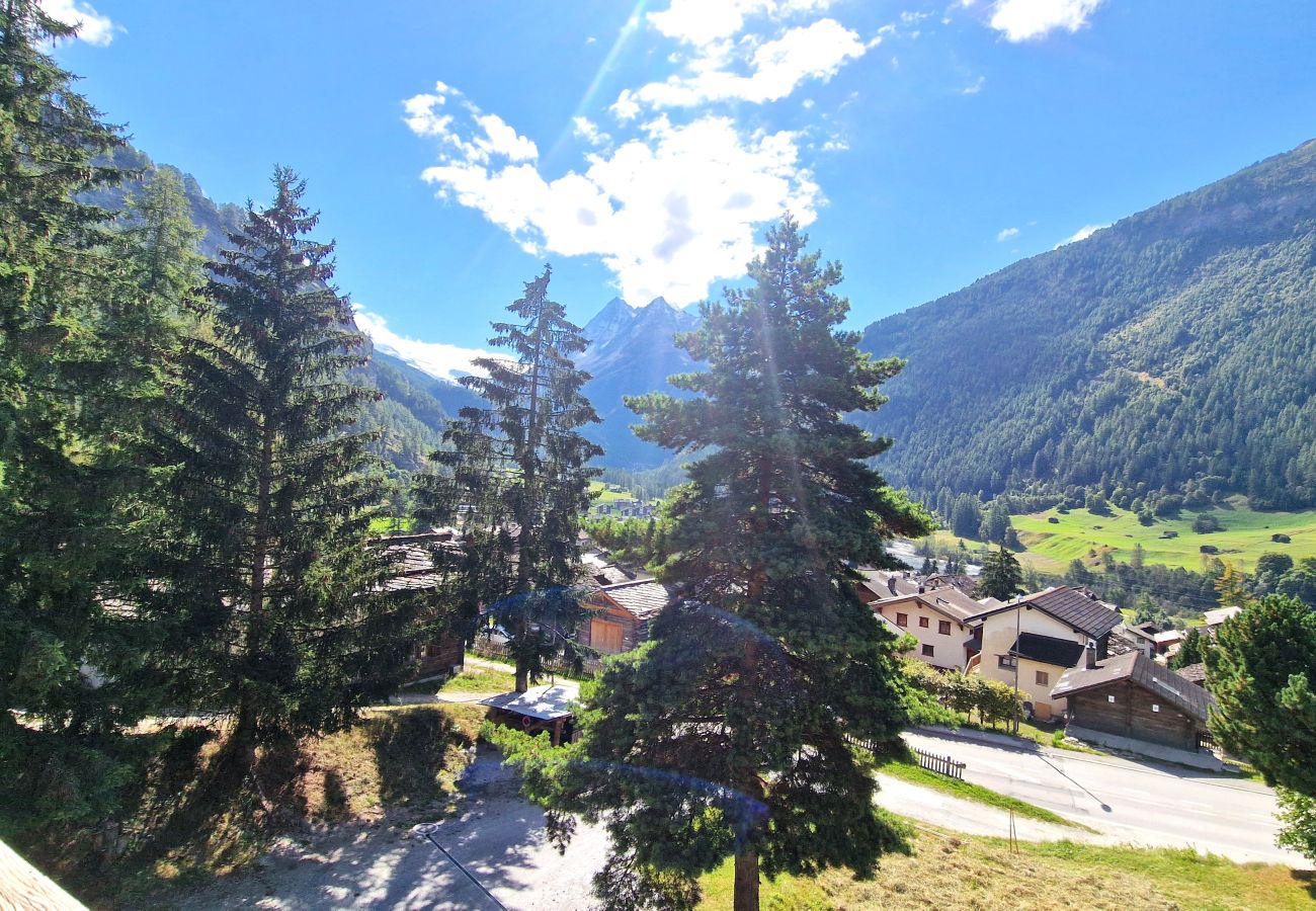 Ferienwohnung in Evolène - Beau Séjour 2 - Aussicht und Raum | Evolène